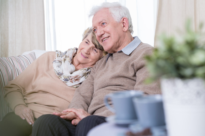 retired couple renting